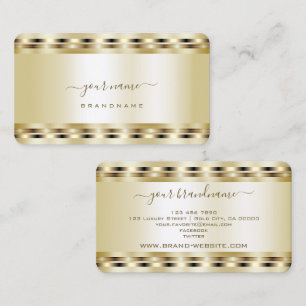 Luxury Gold Effect Colours Professional and Stylis Business Card