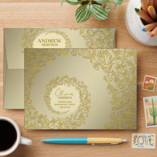 Luxury Gold Envelope