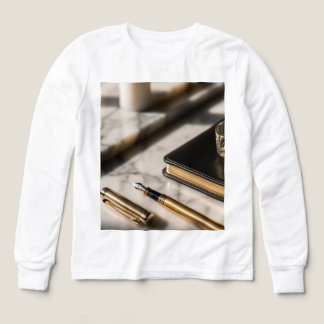 Luxury Gold Fountain Pen Desk!