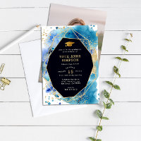 Luxury Gold Frame Personalised Photo Graduation