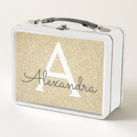 Luxury Gold Glitter & Sparkle Monogram
