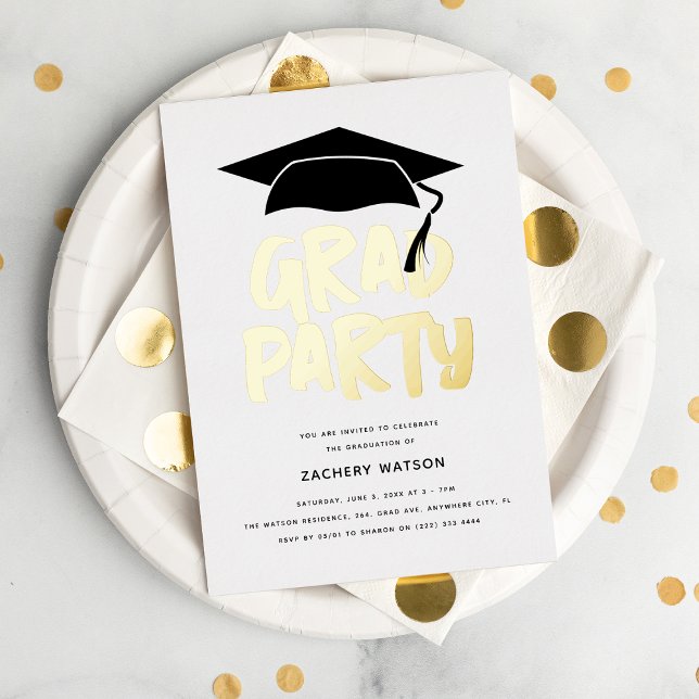 Luxury Gold GRAD Party Graduation  (Creator Uploaded)