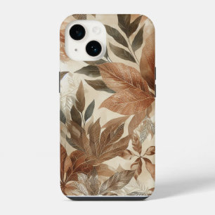 Luxury Gold Leaves Phone Case/Personalised phone iPhone 14 Case