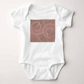 Luxury Gold Lines Pattern Background Baby Bodysuit
