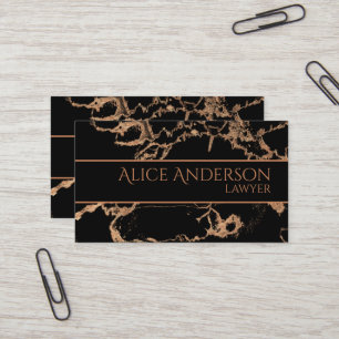 Luxury gold marble elegant lawyer  Business Card