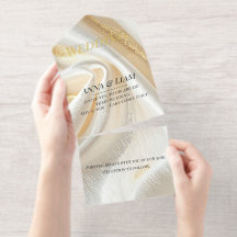 Luxury Gold Minimalist Invitation