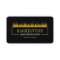 Luxury Gold on Black Lawn Care Business Cards