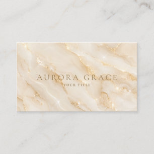Luxury Gold Pearl Opal  Business Card