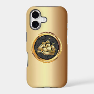 Luxury Gold Sailing Boat iPhone 5 Case