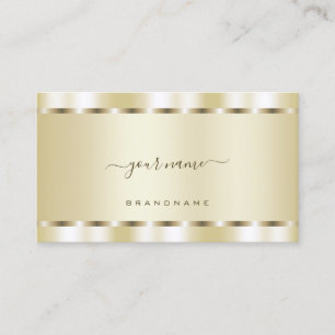 Luxury Gold Shimmer Effect Professional and Modern Business Card