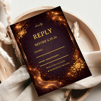 Luxury Gold Sparkle Wave