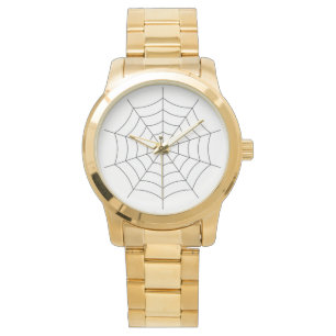 Luxury Gold Spider Web Watch - Artistic Gothic