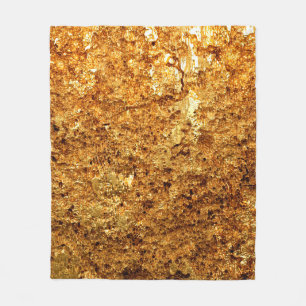 Luxury gold texture. fleece blanket