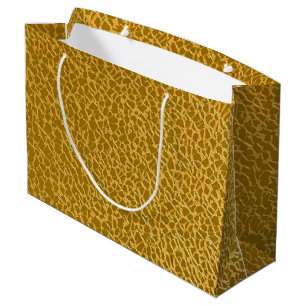 Luxury Gold Texture Large Gift Bag Perfect for Gif