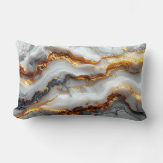 Luxury Gold Vein Marble Pillow