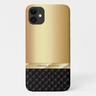 Luxury Gold with Custom Name Elegant Case-Mate iPhone Case