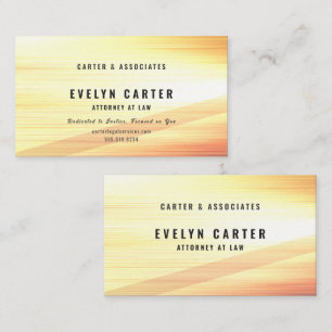Luxury Gold Woodgrain Attorney Law Firm Business Card