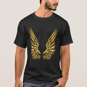 Luxury Golden Angel Wings T-Shirt