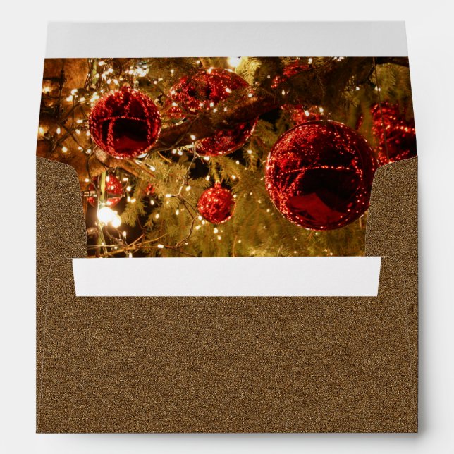 Luxury Golden Christmas - Envelope (Back (Bottom))