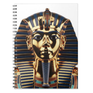Luxury Golden Egyptian Mask Artwork Notebook