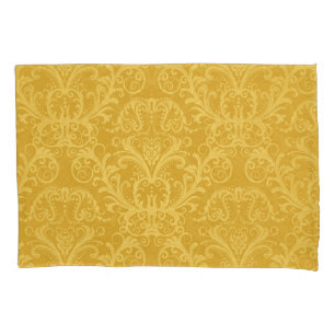 Luxury Golden Floral: Seamless Wallpaper Pillowcase