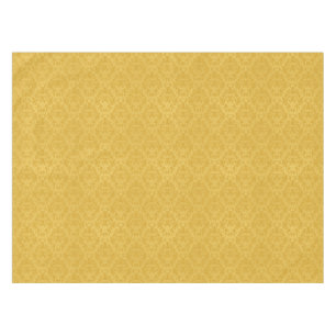 Luxury Golden Floral Wallpaper Tablecloth