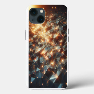 Luxury Golden Geometric Phone Case - Glowing Low