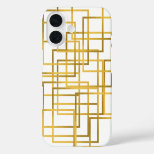 Luxury Golden geometric phone case iphone case