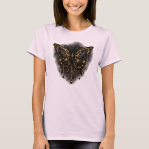 Luxury Gothic Butterfly Dark Fashion Aesthetic Des T-Shirt