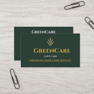 Luxury Grass Lawn Care Business Card