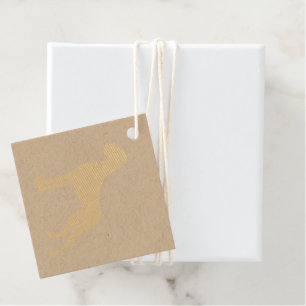 Luxury Great Dane Bag Foil Favour Tags