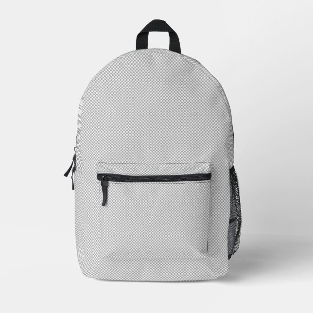 Luxury Grey Dot Minimalist Backpack (Front)
