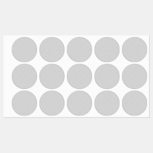Luxury Grey Dot Pantry Label Sticker