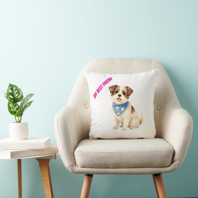 Luxury Grooming Dog Personalized Trendy Collection Cushion (Chair)