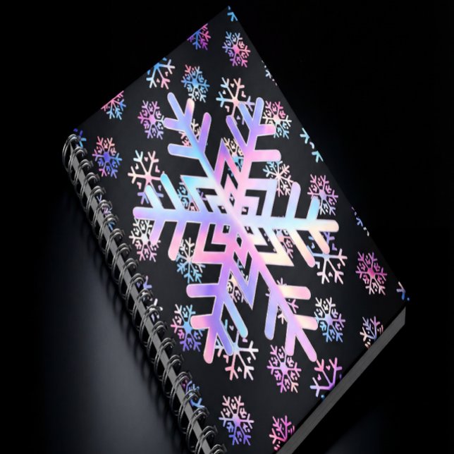 Luxury Holographic Snowflake Christmas Collection Notebook (Creator Uploaded)