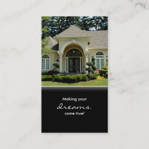 Luxury Home Entrance Real Estate Business Card