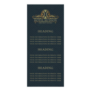 Luxury Hotel Information or Price Rack Card
