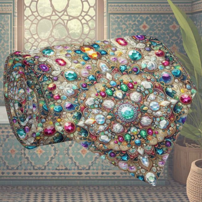 Luxury Indian Designer Rug | Faux Silk Neck Tie (Creator Uploaded)