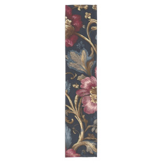Luxury Indian Floral Vintage Royal Short Table Runner