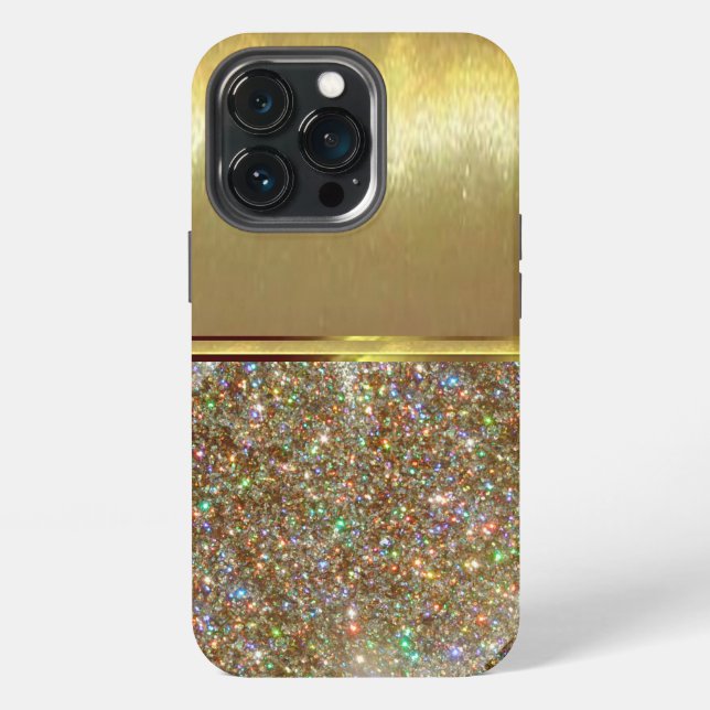 Luxury iPhone Cool Shell Gold Design Case (Back)