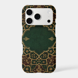 Luxury Islamic Arabesque Laptop Sleeve   Emerald &