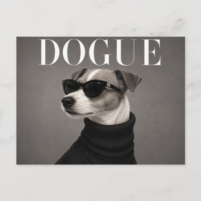 Luxury Jack Russell Terrier Postcard (Front)