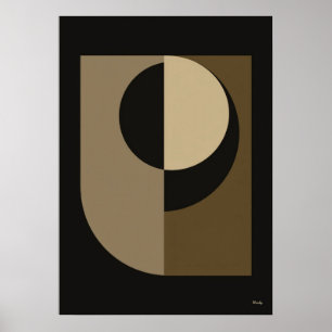 Luxury Japandi Eclipse Abstract Wall Art 14
