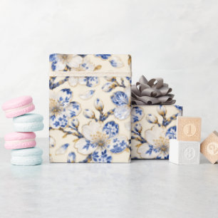 Luxury Japanese Sakura Porcelain Wrapping Paper