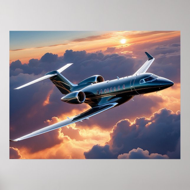 Luxury Jet Poster (Front)