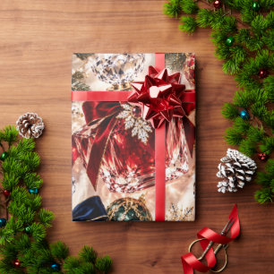 Luxury Jewel Perfume Christmas Wrapping Paper