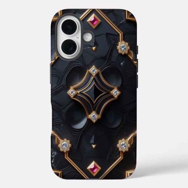 Luxury Jewelled Diamond iPhone Case  (Back)