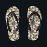 Luxury Kid's Jandals<br><div class="desc">Luxury Pattern Created by @nurpleart on Instagram.</div>