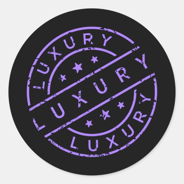 Luxury Label Stickers (Front)