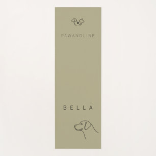 Luxury Labrador Yoga Mat   Personalised Name
